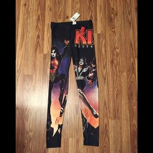 Kiss destroyer leggings hot topic size s
